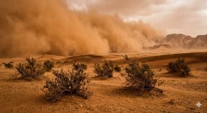 Sandstorms, Dust, Seeing Through It