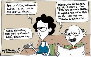 La viñeta de Morgan de este domingo 5 de abril