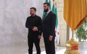 Ukraine and Syria agree to increase security ties as Zelensky tours Mideast