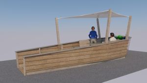 Groß, barrierefrei und einzigartig am See: Stadt stellt Entwurf für Holzboote in der Altstadt vor