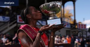 Glorious and glamorous: Sha’Carri delivers gift for Stawell