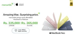 Mercantile launches MacBook Neo in Pakistan at an amazing price