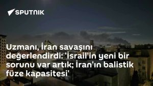 Uzmanı, İran savaşını değerlendirdi: 'İsrail'in yeni bir sorunu var artık; İran'ın balistik füze kapasitesi'