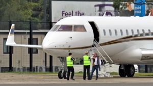 Twiggy Forrest takes his updated private jet for a blast to Africa