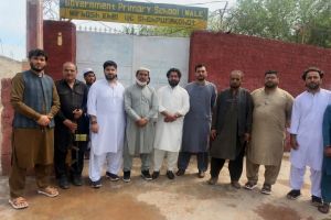 Muhammad Hamid Afridi promotes education through Mirbashkhel Falahi Welfare Organisation in Kohat.