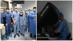 La sala operatoria in diretta: braccia meccaniche e joystick e il tumore asportato ‘da remoto’