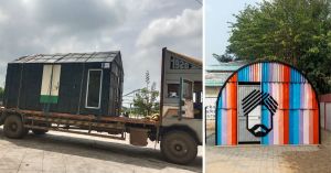 An Architect Is Building Cottages, Toilets & Bunkers With a 100% Recyclable Material