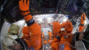 Man (and woman) in the moon