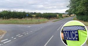 Woman arrested after biker dies in crash