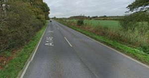 Biker remains in hospital days after hitting deer on major road