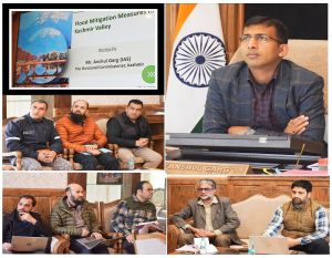 Div Com Kashmir reviews Flood Mitigation measures