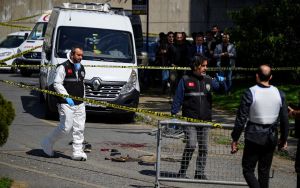 1 attacker killed, two hurt in gun battle with police outside unstaffed Israeli consulate in Istanbul