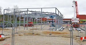 Works progress on new vets clinic at busy shopping centre