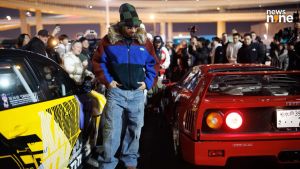 Lewis Hamilton does ‘Tokyo drift’ with Ferrari F40: Watch