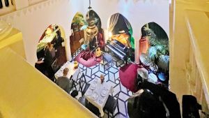 Of all the gin joints in the world...