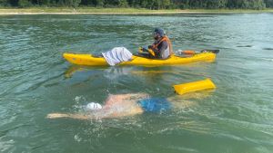 Von Donaueschingen ans Schwarze Meer: Extremsportler schwimmt Donau hinab