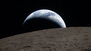 The Earth is in turmoil but on Artemis II, no borders are visible