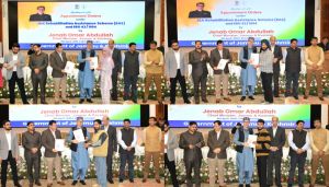 CM Omar distributes compassionate appointment orders to beneficiaries