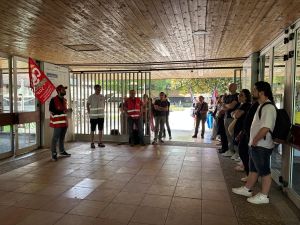 Syndicats, professeurs et étudiants mobilisés à l’UPPA pour contester la fermeture d’une licence professionnelle