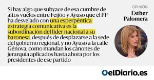 Entre la vacuidad y la pirotecnia, la subordinación