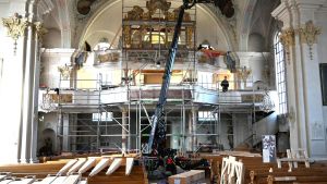Orgelpfeifen soweit das Auge reicht: Stück für Stück entsteht die neue Tiengener Orgel