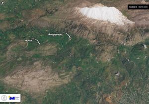 Τα χιόνια του Ψηλορείτη από το διάστηµα