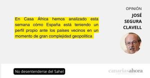 No desentenderse del Sahel