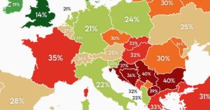 Nova karta otkriva zabrinjavajuće podatke: Cijela regija je u crvenom, Hrvatska među najgorima