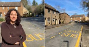 Neighbours' confused as construction of 'pointless' bus stops suddenly stops