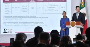 Sheinbaum y Velasco buscarán evitar que se discuta el asunto de México en la Asamblea General