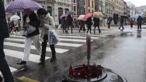 De la playa a la nieve y caída 