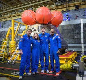 Artemis II Crew Poses with Orion 'Integrity' in Viral Post-Splashdown Photo After Historic Moon Flyby
