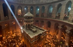 Orthodox Christian pilgrims flock to Jerusalem for Holy Fire ceremony