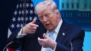 Trump y la novia borracha