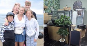 Mum-of-four renovates beauty salon with new coffee bar