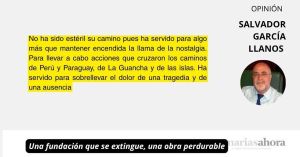 Una fundación que se extingue, una obra perdurable