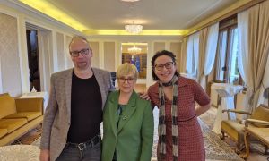 Lanski gazeli pri predsednici republike