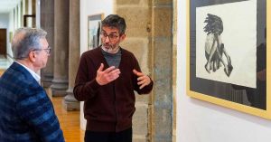 Xosé Poldras expón na Deputación