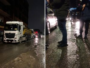 Le famiglie sgomberate bloccano i camion diretti ai cantieri della Coppa America