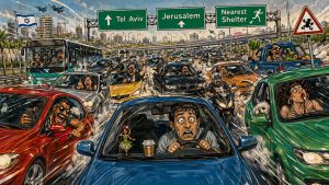 Driving in Israel after a ceasefire