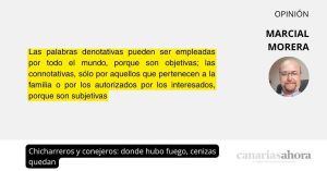 Chicharreros y conejeros: donde hubo fuego, cenizas quedan
