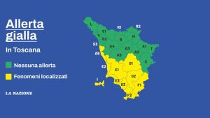 Meteo Toscana, prorogata l'allerta gialla fino a martedì mattina