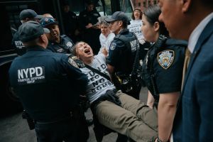 Dozens arrested at anti-Israel protest in NYC calling to block sale of US bombs
