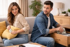 Why are a third of British men hiding money from their partners?