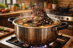 O que aconteceria se Michelle fizesse churrasco de paca para Bolsonaro?