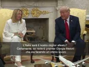 ARCHIVIO Meloni, Italia alleata degli Usa e le formiche. La domanda di Vista a Trump nel 2025