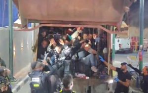 Cops detain 70 Palestinians hiding in garbage truck while trying to enter Israel