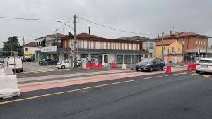 Tram a Padova, lavori al traguardo. Via Cave riaperta ai bus