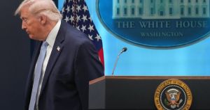 This terrifying time is brought to you by Donald Trump