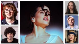 Los diseñadores de la 080, en éxtasis con Rosalía: 